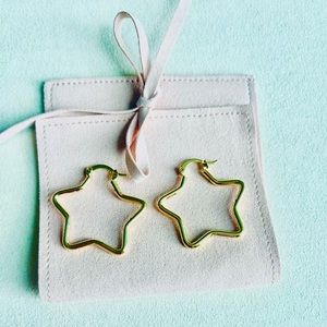 Star Earrings 18k Gold filled